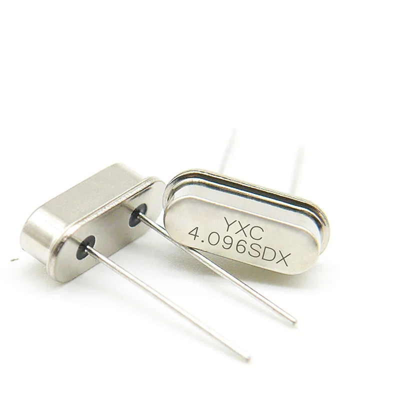 Quartz crystal resonator 20pf 20ppm HC-49us 4.096 MHz passive through-hole crystal oscillator