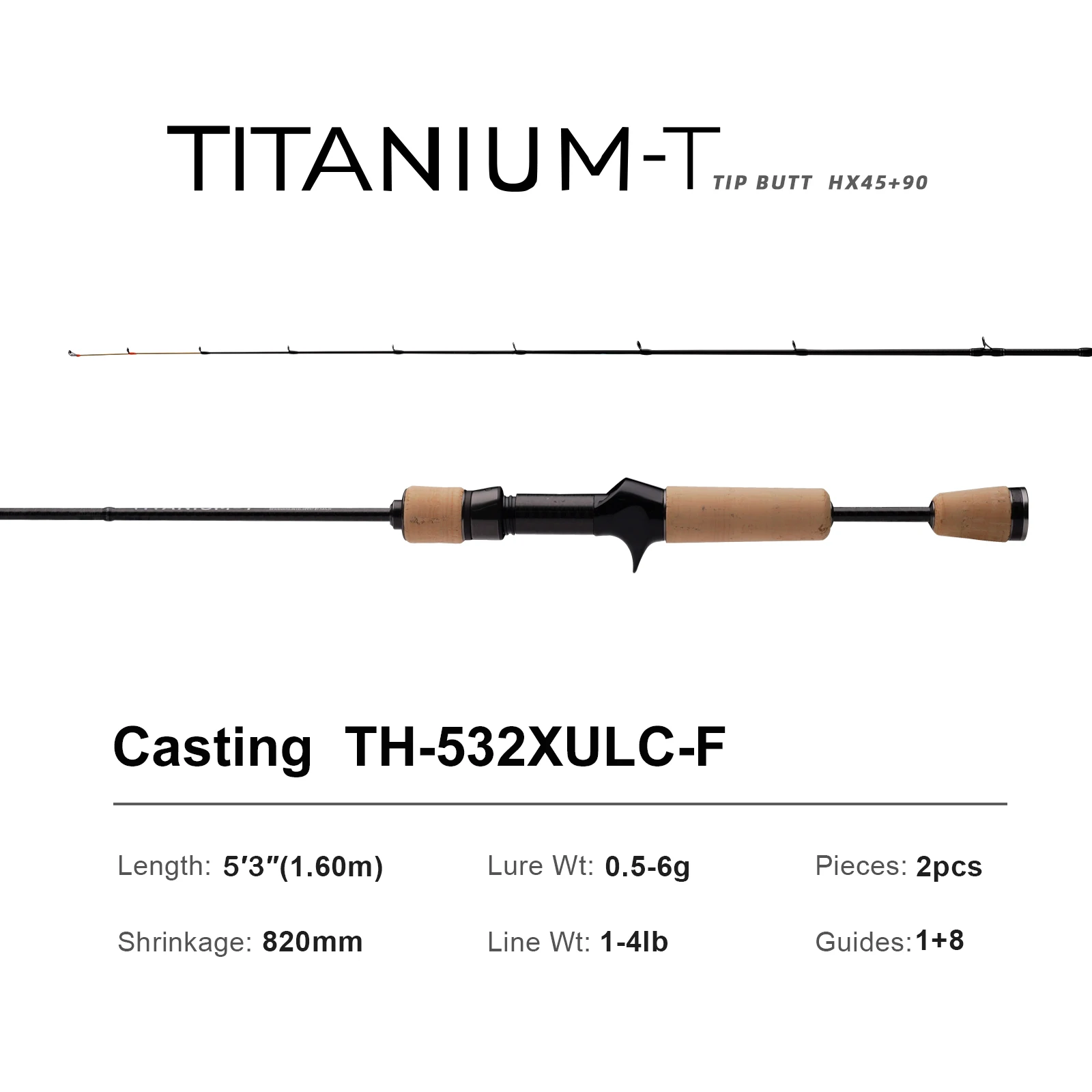 PURELURE TITANIUM-T XUL BFS ロッド 0.5-6g ベイトウェイト 5FT 6FT