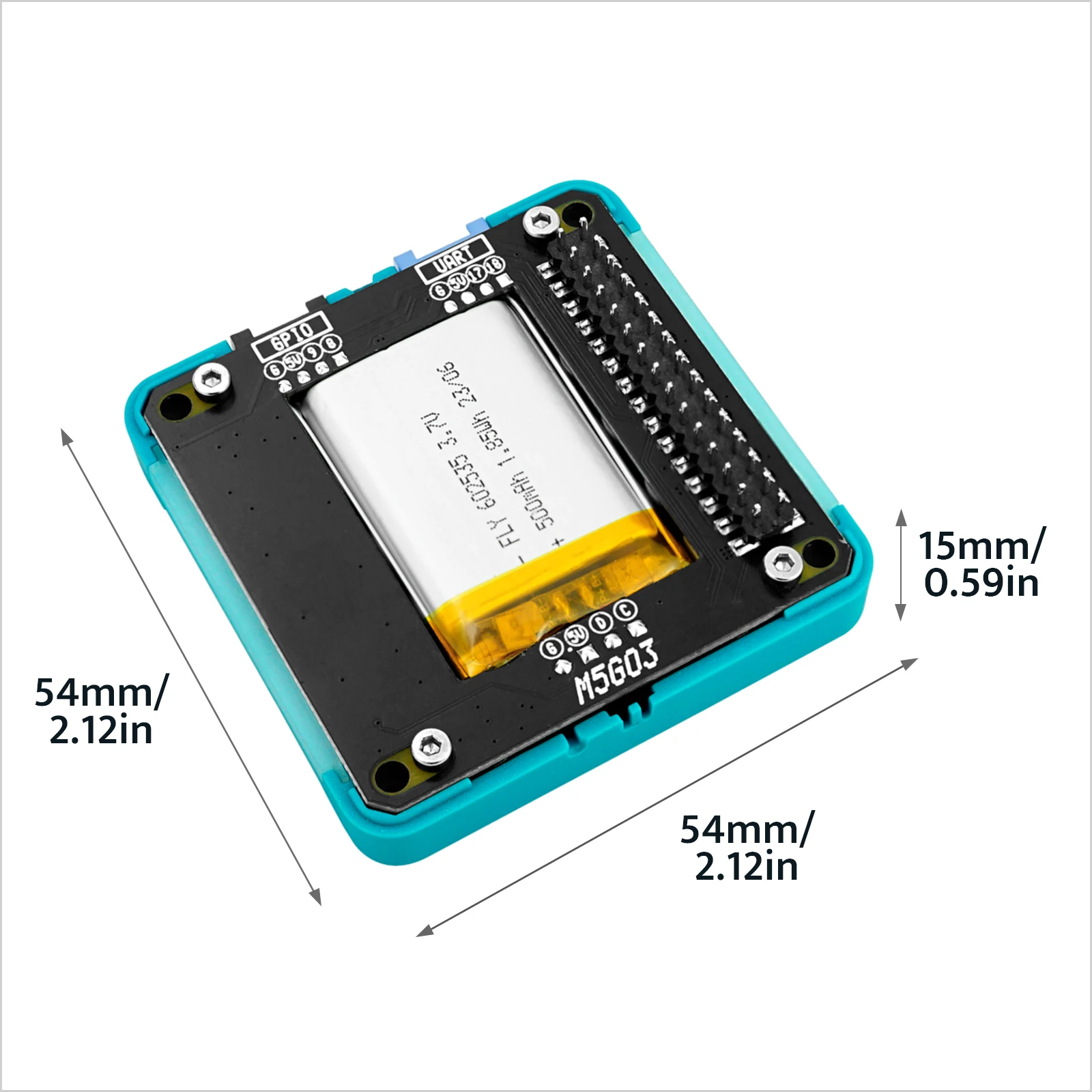 Batería oficial M5Stack M5GO Bottom3 (solo para CoreS3)