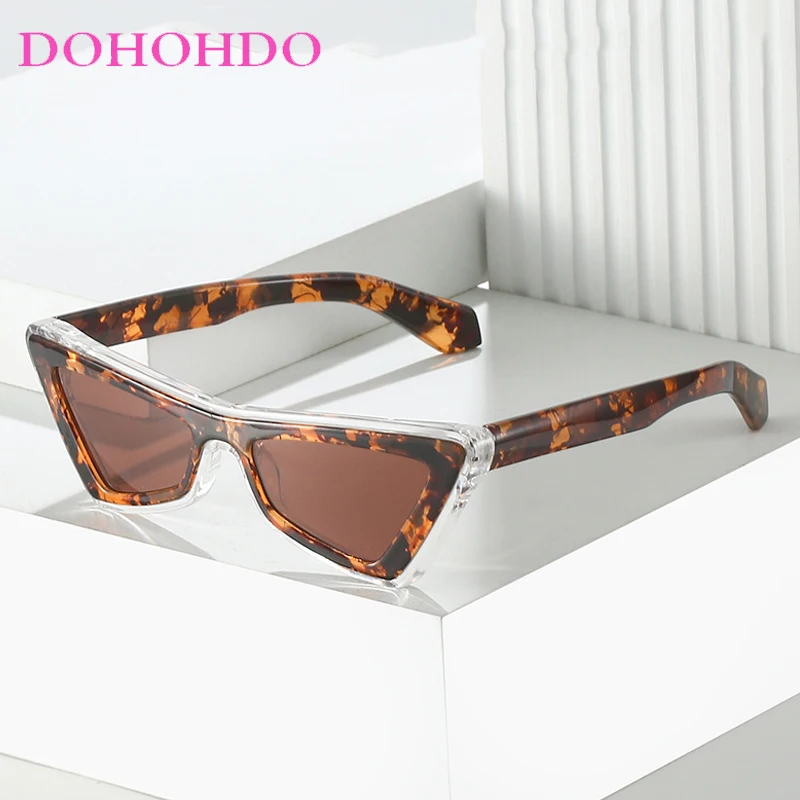 

Cat Eye Sunglasses Women Men Fashion Trendy Luxury Brand Designer Triangle Sun Glasses Men's Outdoors Travel Party Shades UV400