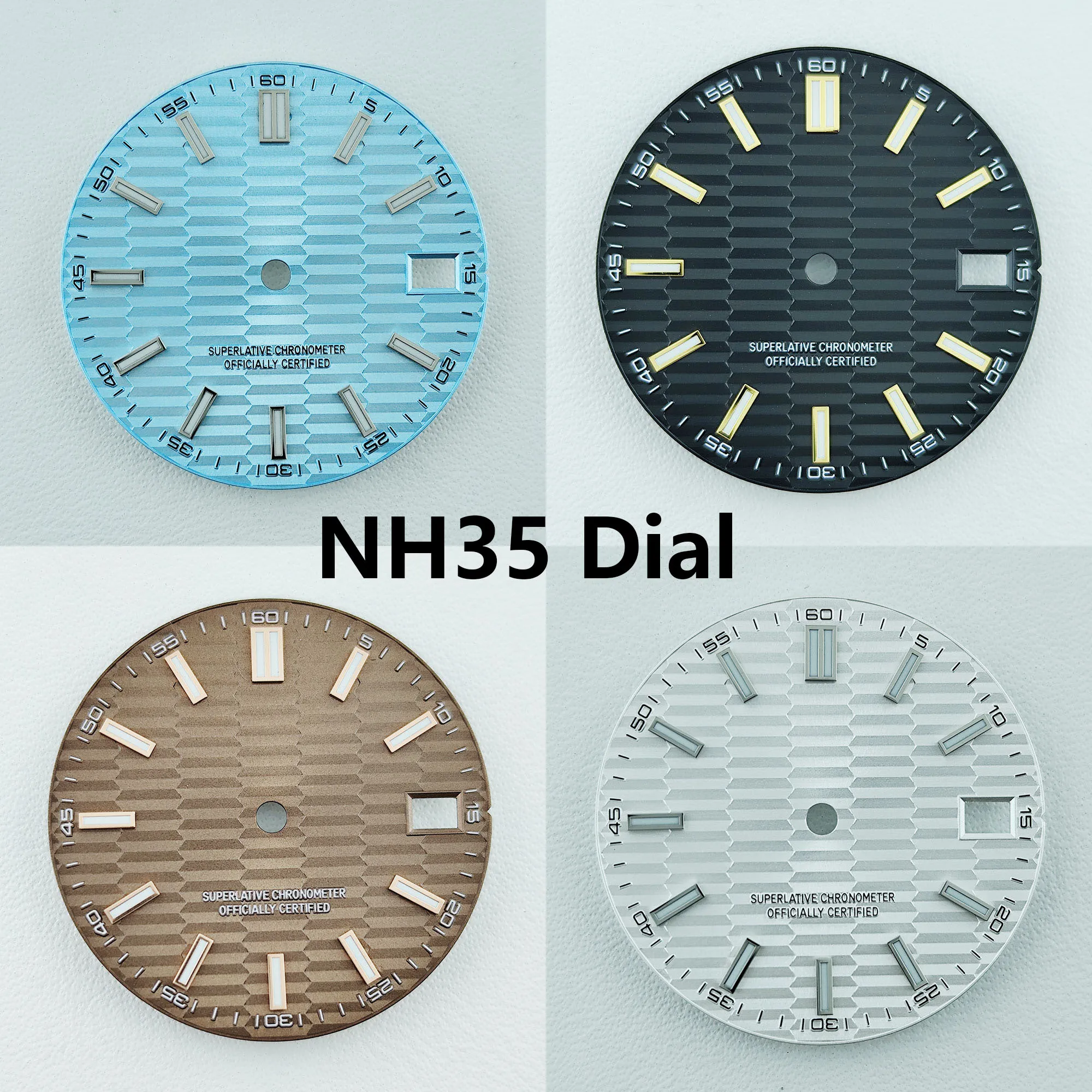 

New NH35 dial watch dial NH series 35/36 men's watch dial customized logo suitable for NH35 movement watch accessories
