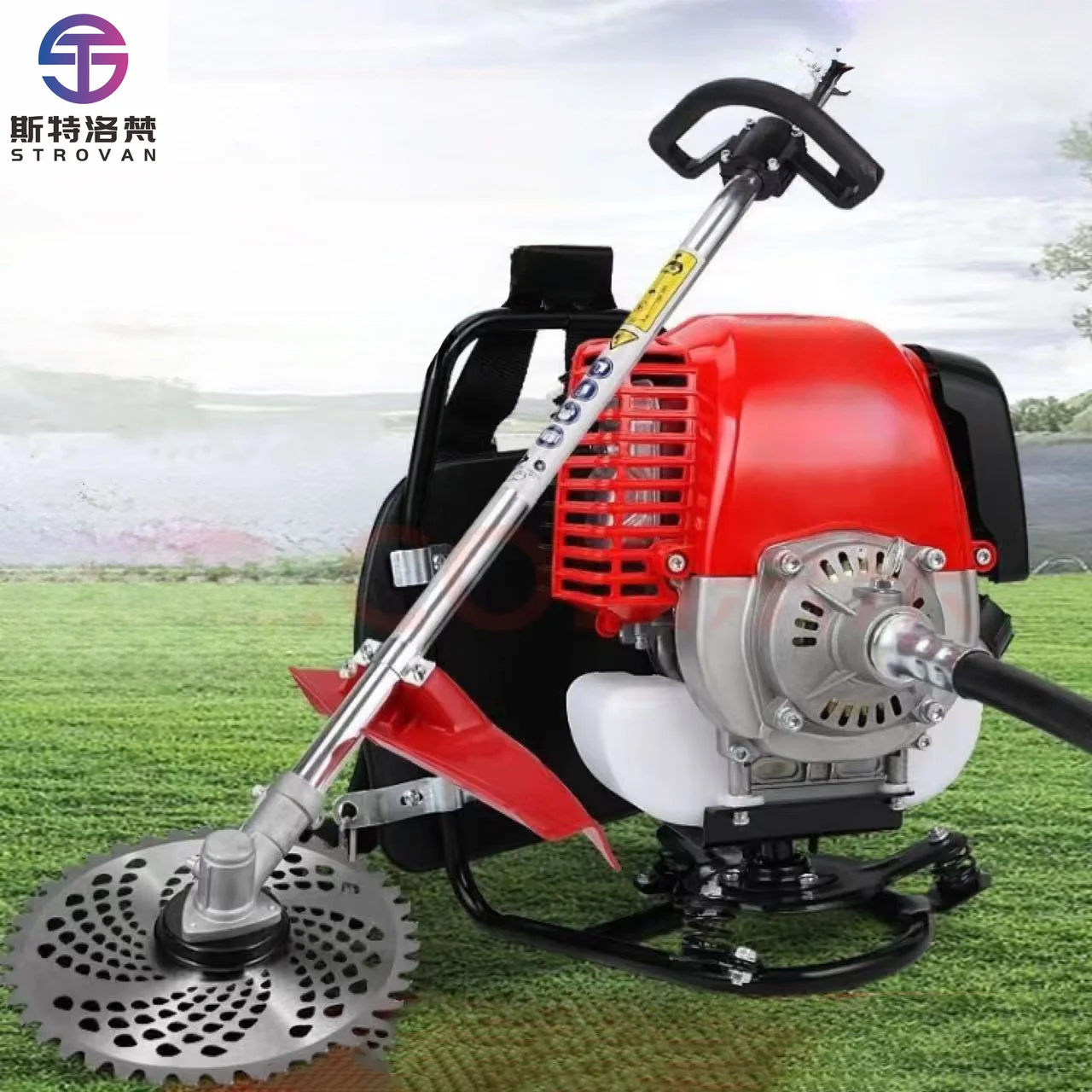 Multifunction Backpack Brush Cutter Grass Trimmer Power Weeder Lawn Mowers