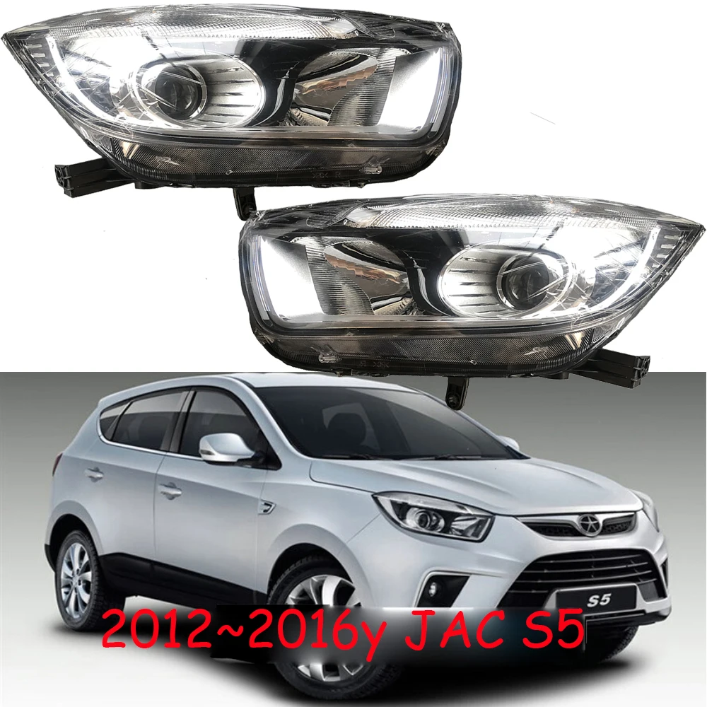 1pcs car bumper headlamp for JAC Refine S5 headlight 2012~2017y head lamp JAC Refine S5 fog lamp