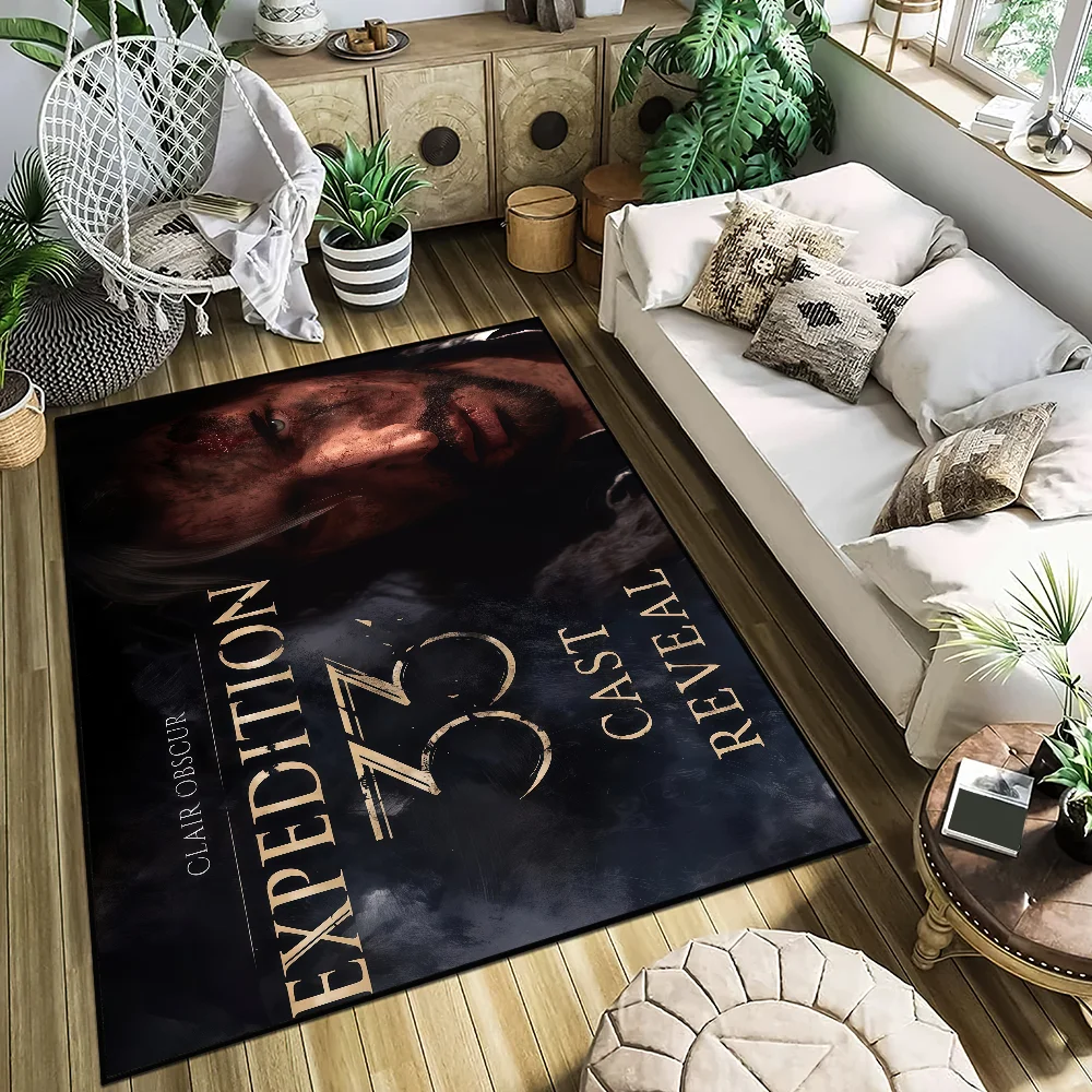 Game C-Clair Obscur Expedition 33 Small Carpet Bedside Kitchen Bath Living Home House Bedroom Floor Mat Doormat Decoration
