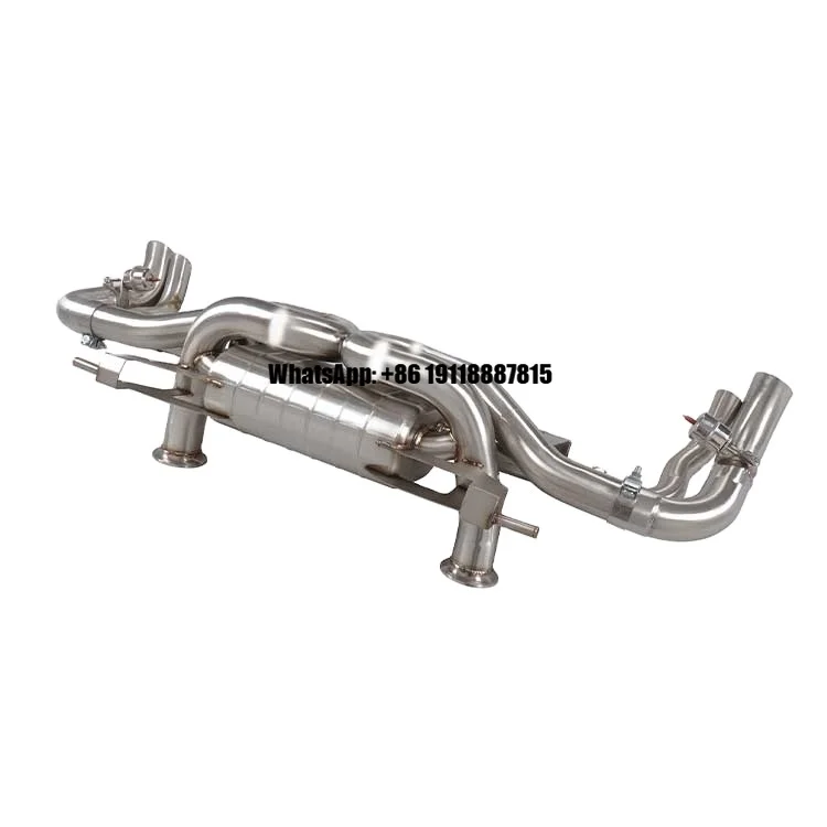 

High Quality 304 Stainless Steel Suitable Exhaust Rear Section Pipe for Audi R8 V10 5.2 Exhaust Catback Pipe