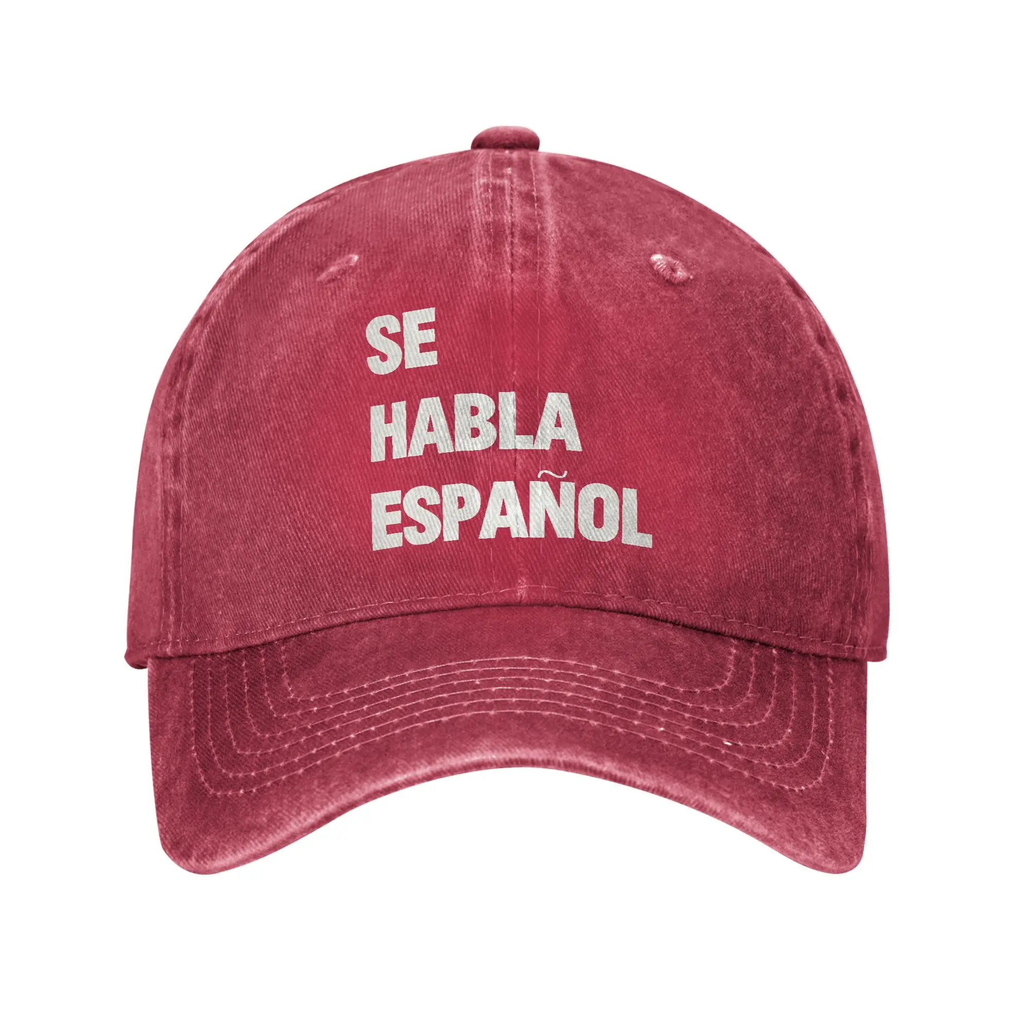 Se Habla Español Make Spain Great Again Baseball Caps Outfit For Unisex  Adjustable Trucker Hat