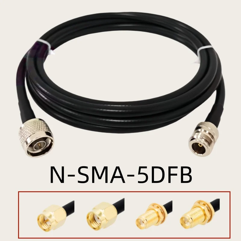 5D-FB N to SMA Adapter Male plug & Female jack Connector 5DFB 50-5 RF Coaxial Cable