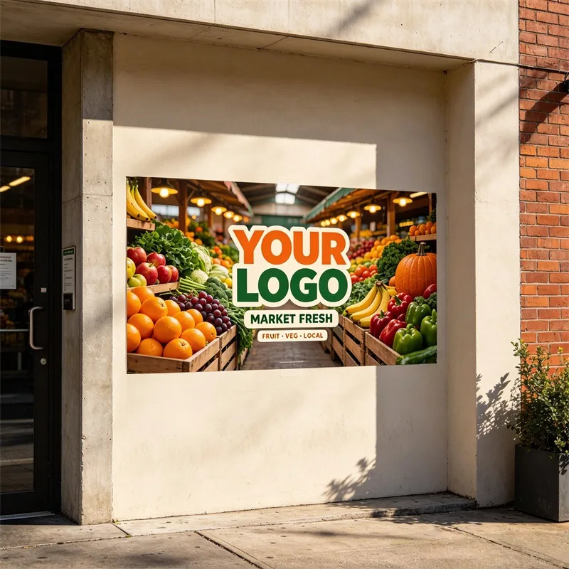 Any Size 100 cm Custom Stickers Suitable Gym Drugstore Coffee Shop Movie Theater Arcade Club Commercial Advertising Promotion