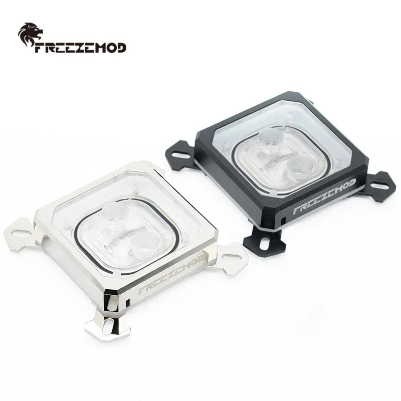 FREEZEMOD blok chłodzenia wodnego procesora dla Intel LGA 1700/1200/1156/1155/1151/1150 komputer miedziany procesor chłodnica 5V Aura SYNC — zdjęcie 3