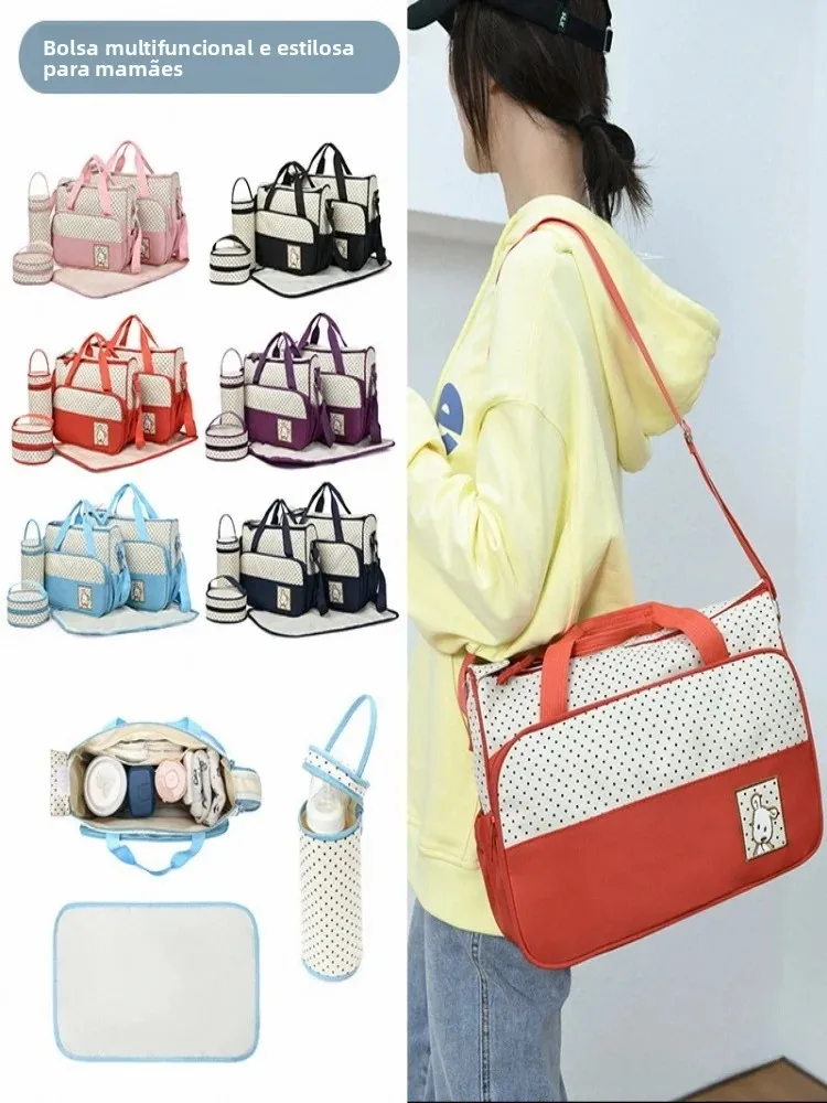fashionable-casual-crossbody-bag-large-capacity-waterproof-travel-bag-for-mom-and-kids-multifunctional-handbag-oxford-cloth-m