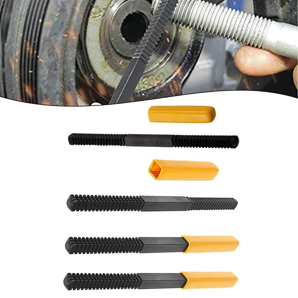 

1pc Thread Repair Files 8-in-1 Thread Restorer File Set High Hardness Tool For Easy 27.5*7*3CM External Thread Hand Tools