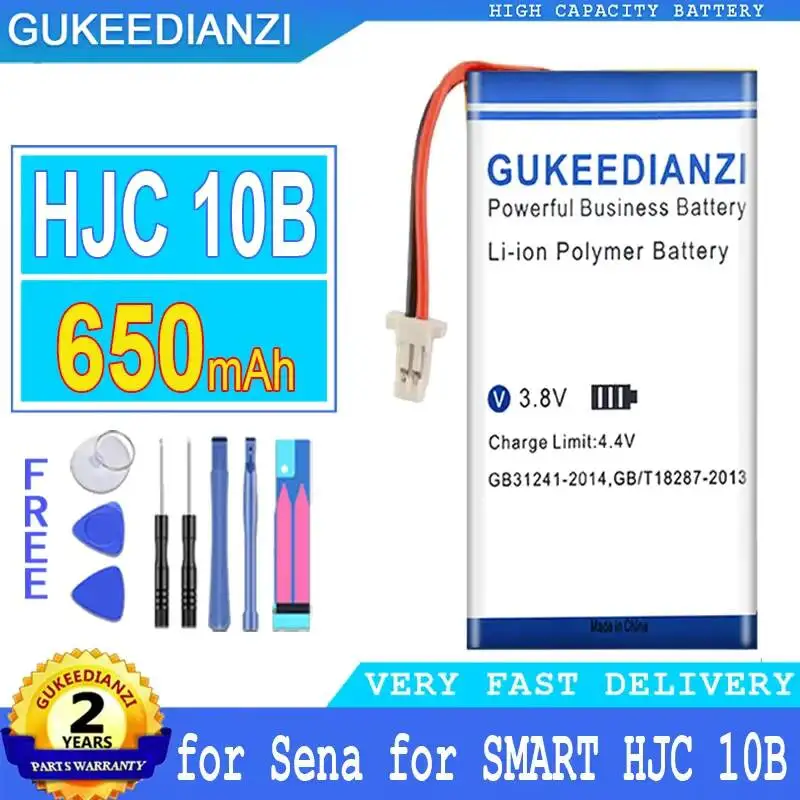 

High Compatibility 650mAh For Sena Smart for Hjc 10B SP70 High-Capacity for Smart Helmet - Related Device Battery