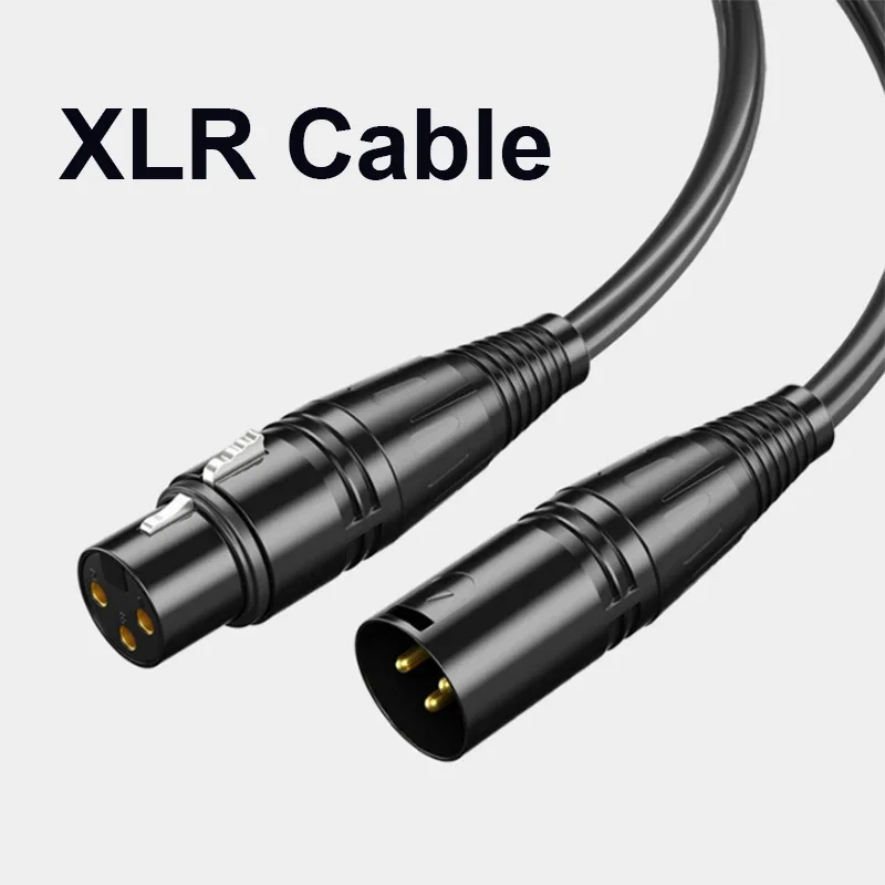 3Pin XLR Cable Male to Female Canon Plug Audio Cable Shielded 1PC For Mixer Microphone Amplifier 0.5m 1m 1.8m 3m 5m 10m