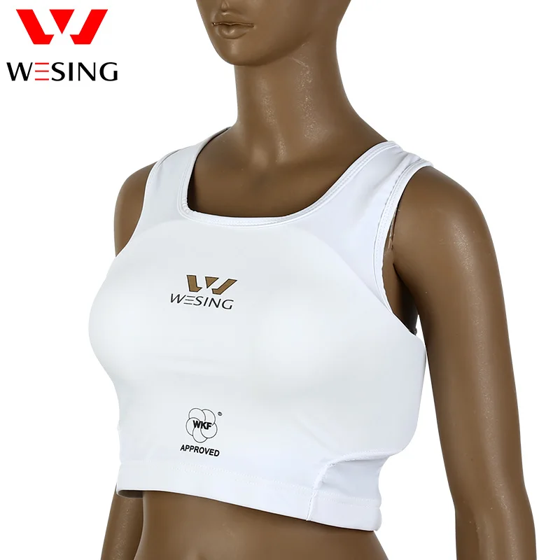 Wesing Karate Chest Guard Female Boxing Chest Protector WKF Approved