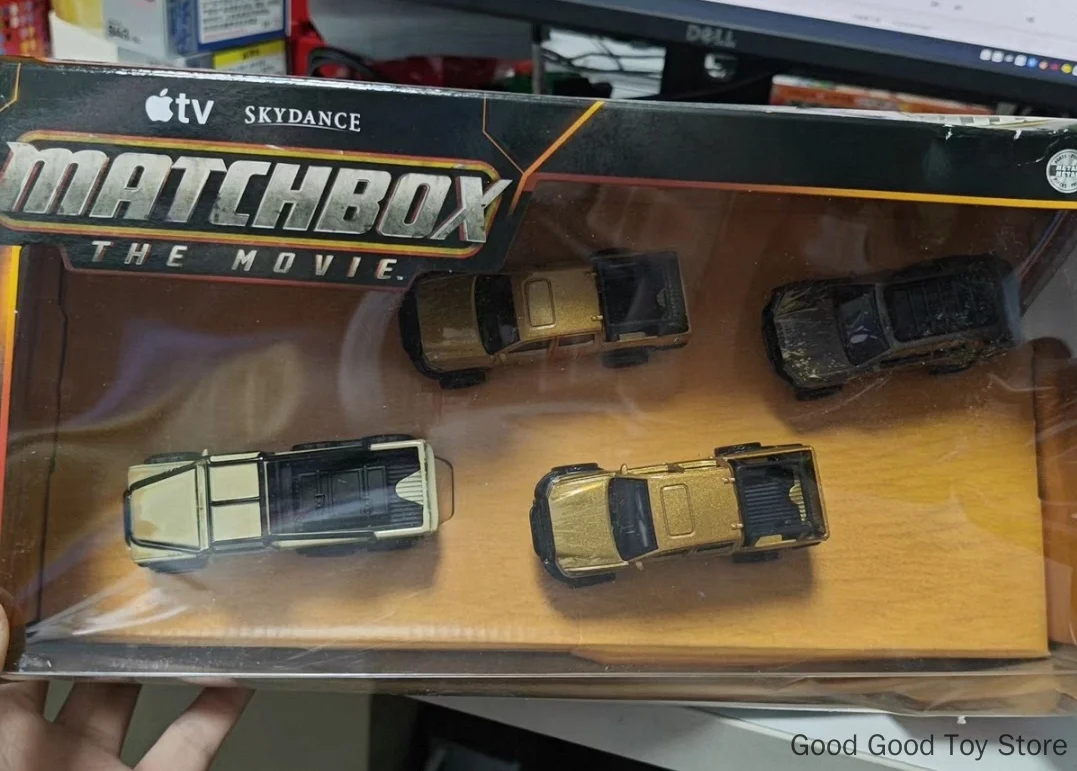 In Stock Matchbox The Movie DESERT CHASE ESCAPE 4-Pack Set JMB53 1:64 Alloy Diecast Model Car Collection Toy Holiday Gift