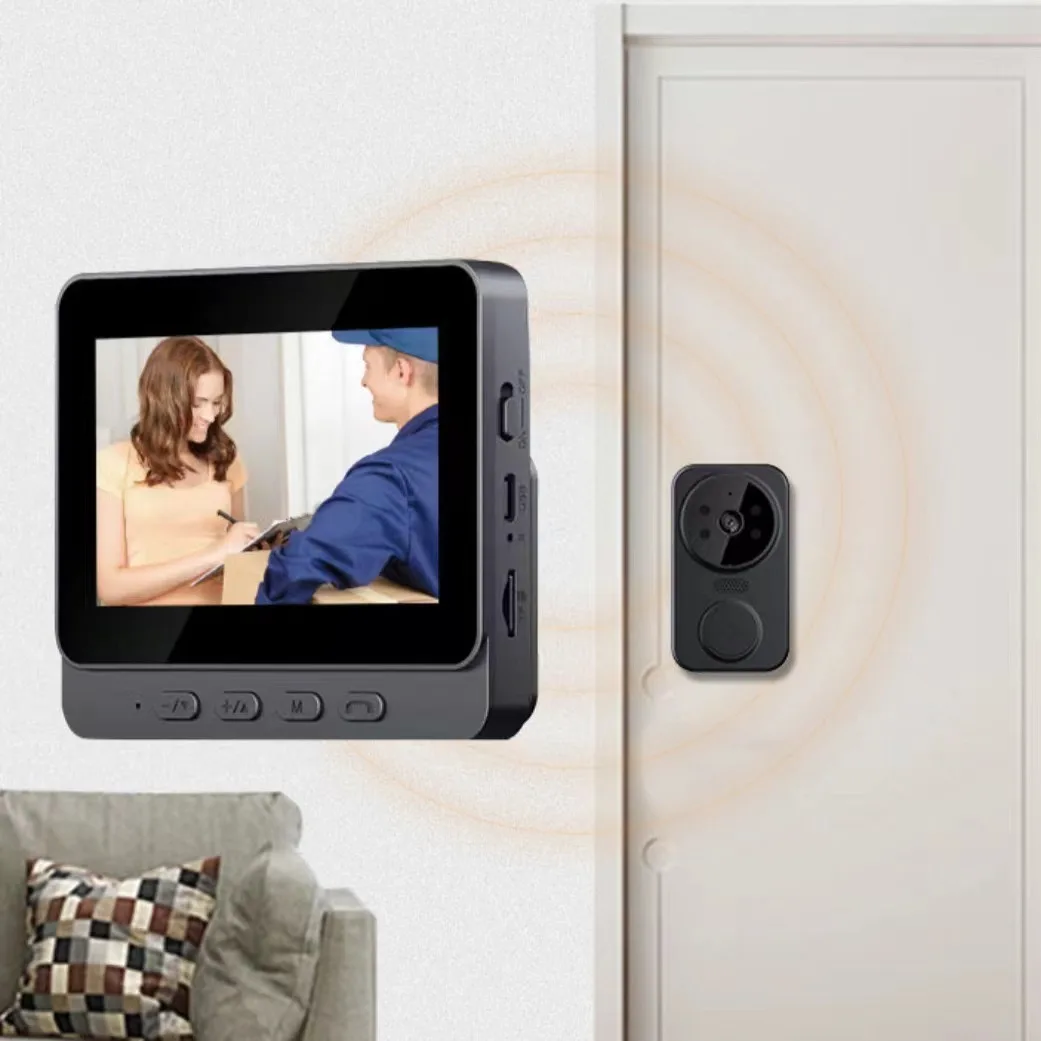 2026 NEW Wireless Video Doorbell Camera Bundle Smart Security with Night Vision 2.4G WiFi HD Motion Detection Cloud Storage