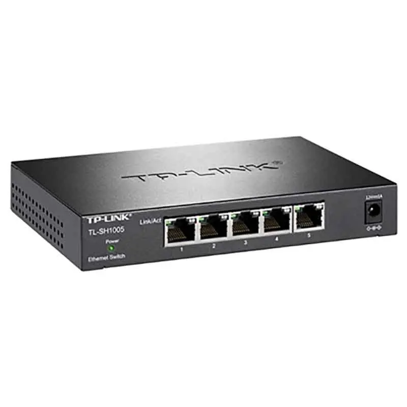 Imagem -04 - Tp-link-ethernet Mini Interruptor Central de Rede Doméstica Plug And Play Portas Base-t Gigabit Splitter Portas 2500mbps Mini Tl-sh1005