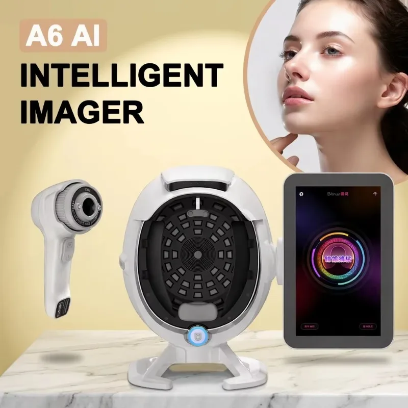 3D AI Facial Analysis Device With Bitmoji Simulation For Full‑Range Skin Condition Assessment Salon Facial Diagnostic Instrument