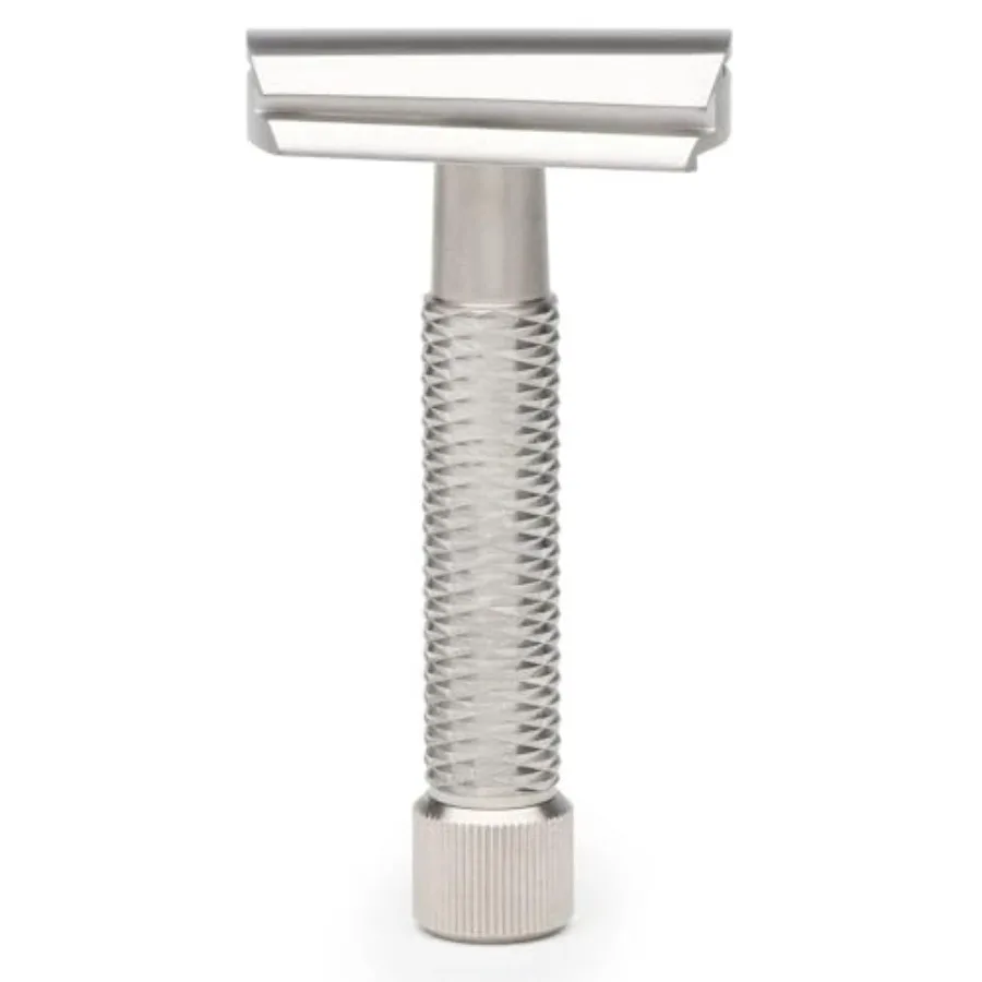 

Бритва Sentry Slant трехсекционная из нержавеющей стали с двойным лезвием для мужчин, премиум-класса, из нержавеющей стали 316L, для влажного бритья, с удобной ручкой