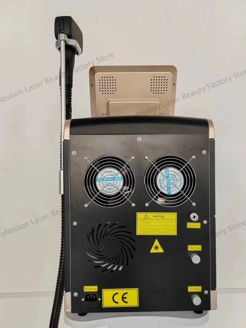 New 808nm Diode Laser Hair Removal Machine Sapphire Contact Cooling Head Painless Laser 755 808 1064 Epilator