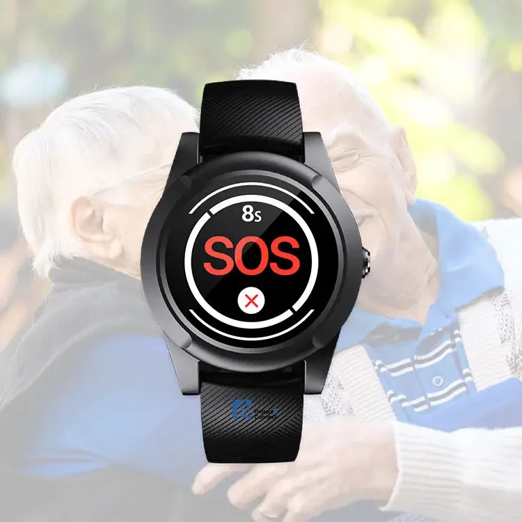 Montre connectée EV05 pour les maisons de retraite, alarme, suivi des personnes âgées, capteur de chute, carte SIM, appel téléphonique bidirectionnel