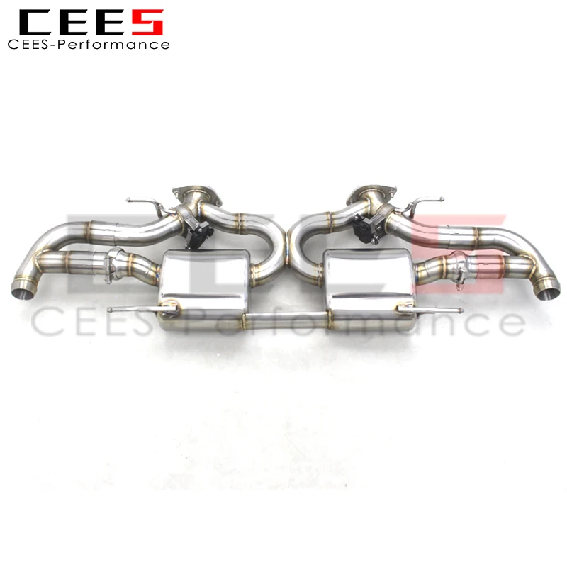 

cees Tuning Axle Exhaust Pipe for Aston Martin Rapide S 560CV 2013-2018 Escape Stainless Steel Exhaust Pipe Muffler Valve System
