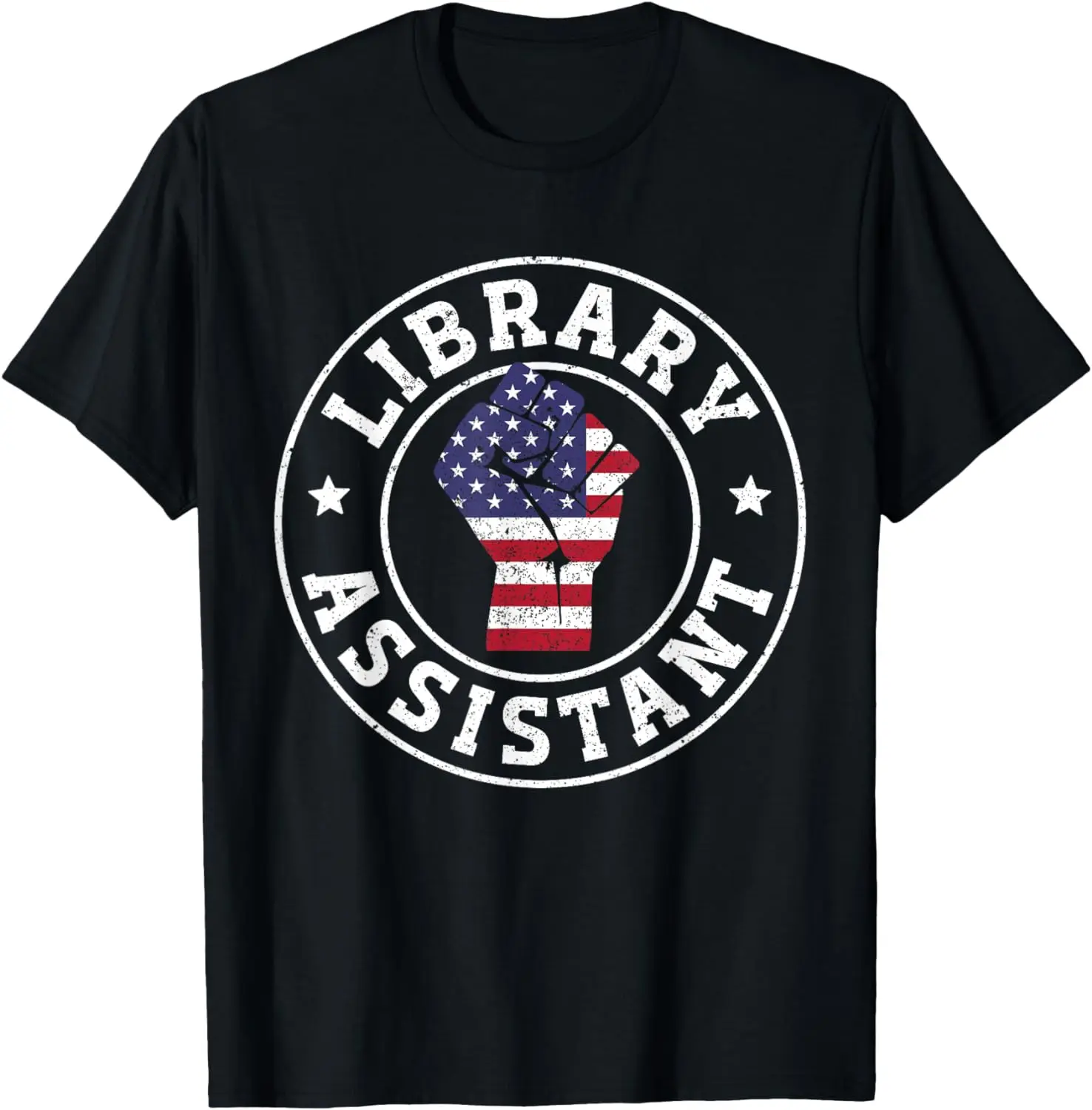 

Patriotic 4th July Library Assistant T-Shirt