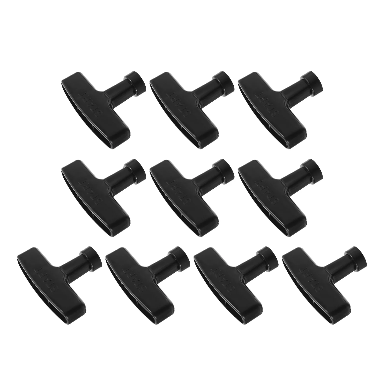 10 Pcs Handle Starter for Small Engine Gasoline Replacement Trowel Machine Accessory Re-coil Abs Pull Rope Grip
