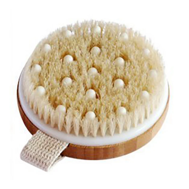 2Pc Body Brush for Wet or Dry Brushing-Gentle Exfoliating for Softer,Glowing Skin-Get Rid of Your Cellulite and Dry