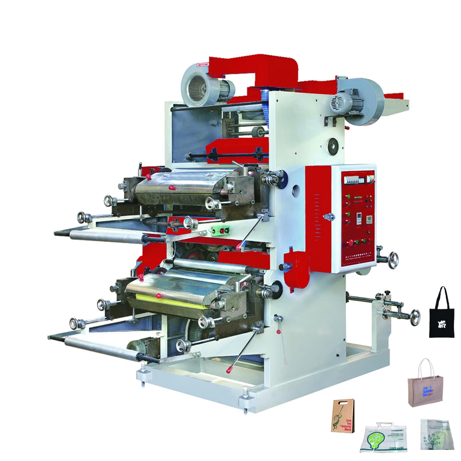 High-speed Rotary Flexographic Printing Machine Two-color Flexographic Printing Machine