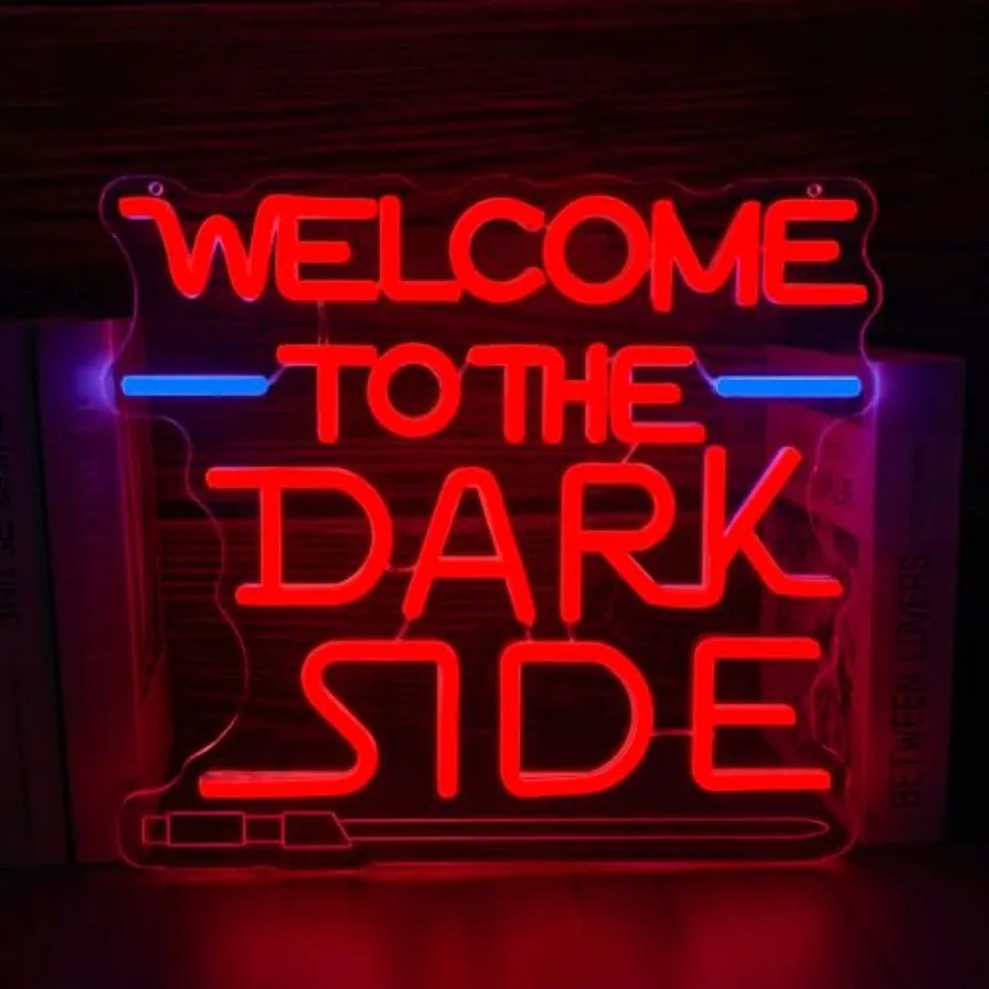 Neon Signs for Wall Decor Sci-Fi Movie Inspired Dimmable USB Powered Light for Game Rooms Man Cave Bars Wall Decor Gift for Spa