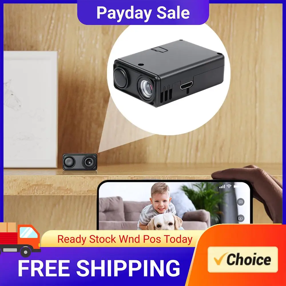 4K WiFi Mini Surveillance Camera with Motion Detection Small Monitoring Camera Remote App Control for Home Surveillance
