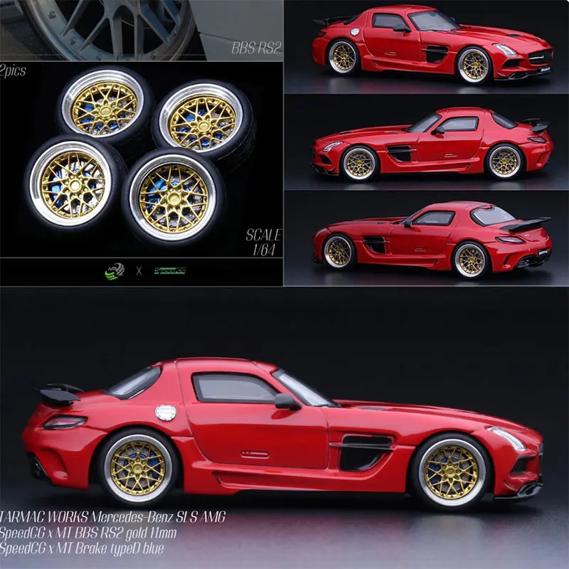 

1/64 SpeedCG 62/60/58 10/11mm Car Modified Wheel Hub Rubber Tires Suitable for 1:64 Static Model Cars Resin Wheels Boys Gift