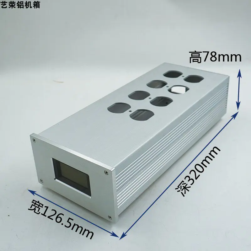 

126-компонентный корпус из алюминиевого сплава, шасси с американской стандартной розеткой, корпус фильтра питания.