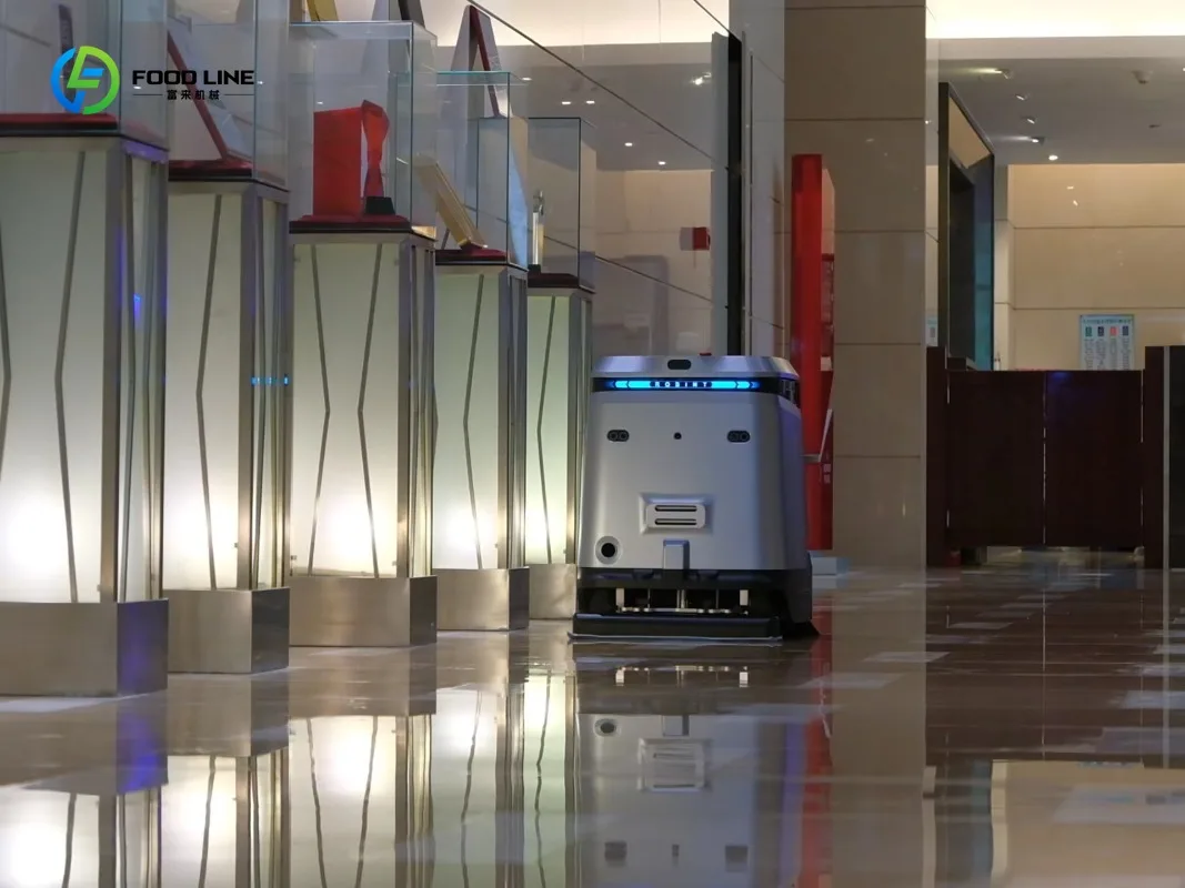 Pembersih Lantai Robotik Komersial - Menyapu, Menggosok, Menyedot Debu, 576 ㎡ /h Efisiensi & Pengisian Ulang Otomatis