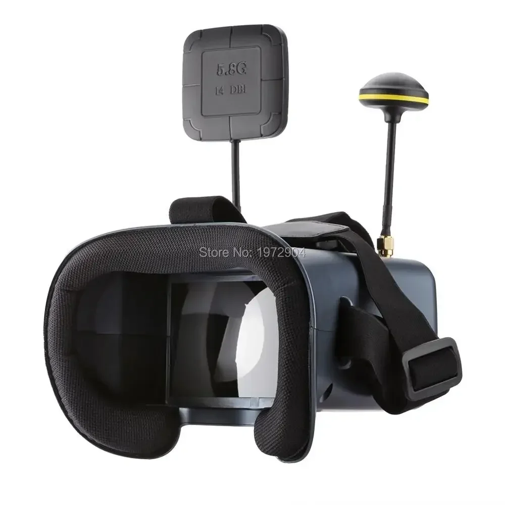 SkyDElLS008D 5.8G 40CH 4.3 Inch FPV Diversity Goggles Video 2000mA Built-in Battery For RC Multicopte