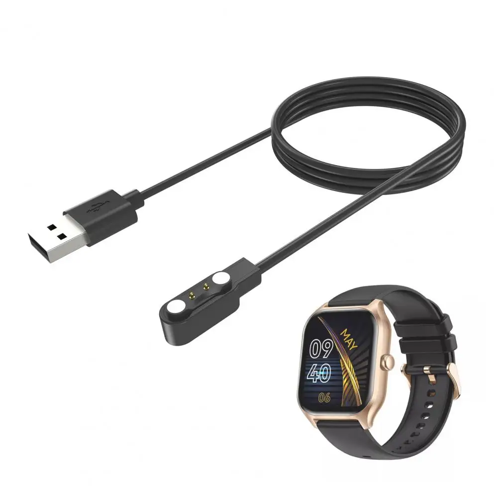 Magnetic Charging Cable for P8 MAX 2022 Smart Watch Charger 2-Pin Smartwatch USB Charging Cord Replacement Watch Accessories
