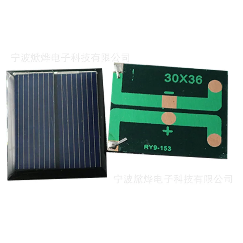 LMM solar panel production solar panel 30 * 36 1V120MA with DC small motor