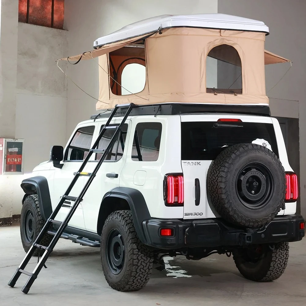 Factory New Auto Roof Top Tent Abs Hard Shell Roof Top Tent Triangle  Roof Top  Bracket Tent