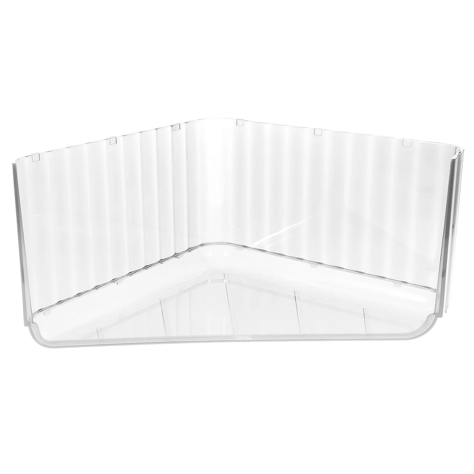 

Transparent Storage Box Triangle Jewelry Tray For Ring Earring Necklace Organizer Desktop Trinket Plate Multi-Use Holder