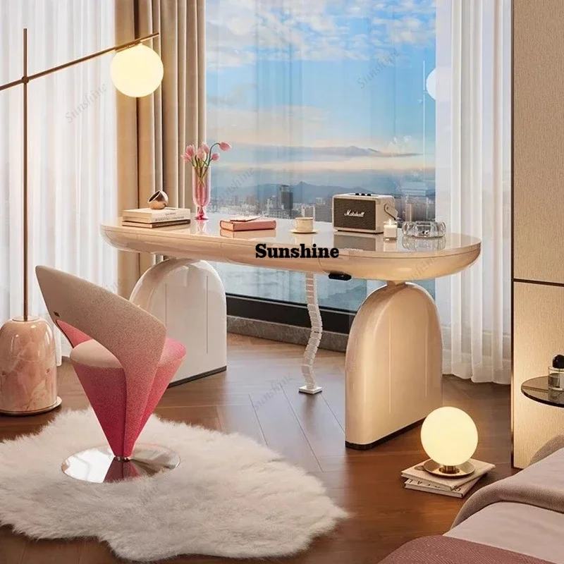 Makeup Vanity Computer Desks Bedroom Notebook Nail Office Living Room Coffee Table Storage Console Study Bureau Trendy Furniture