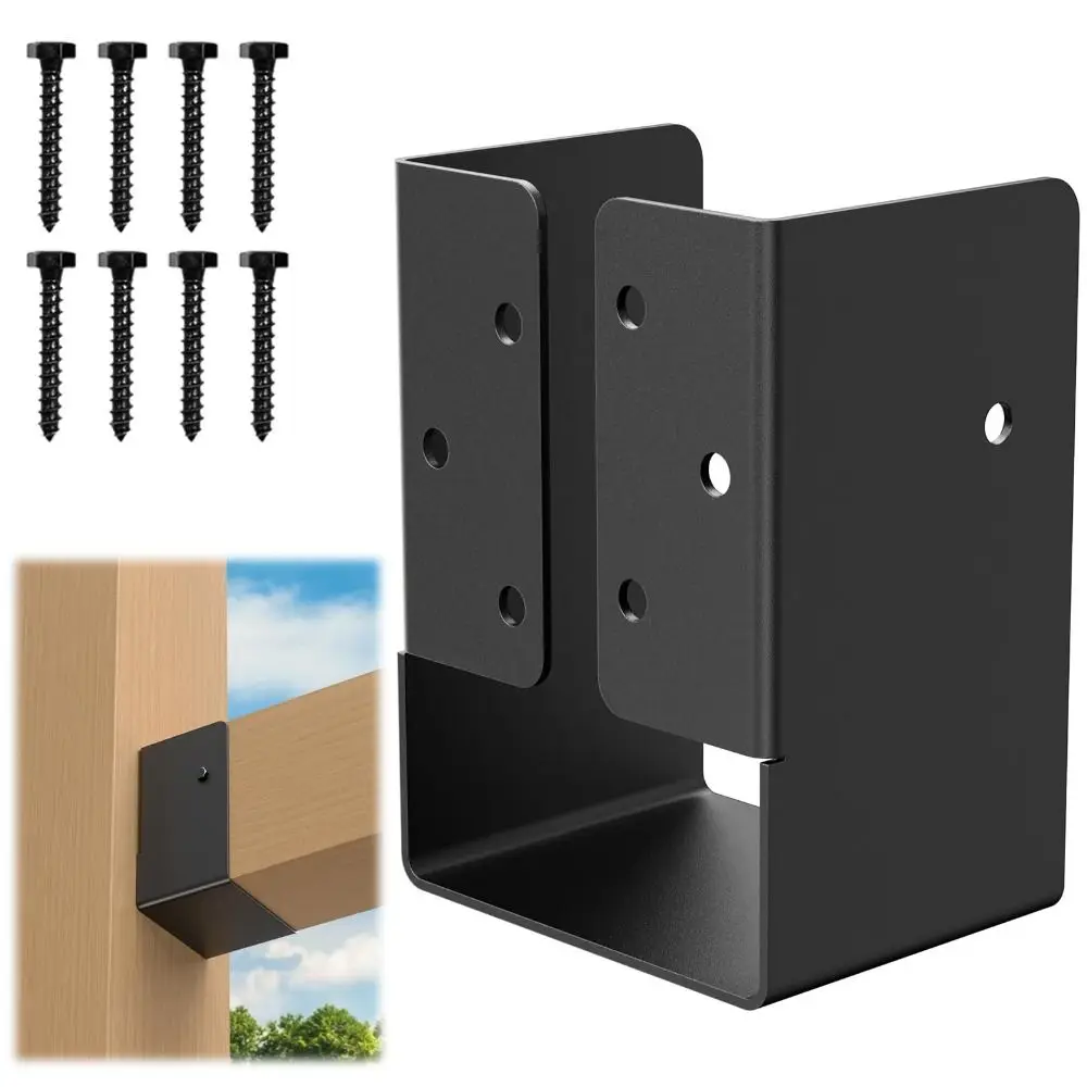 Heavy Duty Joist Hanger Concealed Flange Corrosion-Resistant Beam Support Bracket Robust Construction Powder-Coated Steel