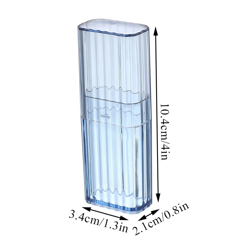Huishoudelijke opslagbenodigdheden Wattenstaafje Opbergdoos Draagbare reistandenstoker Pleisterdoos Klein voorwerp Transparante opbergdoos