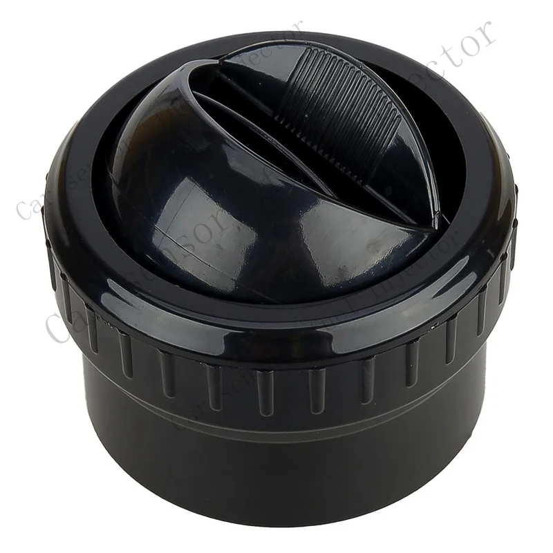 Q+ 1x Black 61mm Round A/C Air Conditioning Outlet Vent For Marine Boat Bus RV New