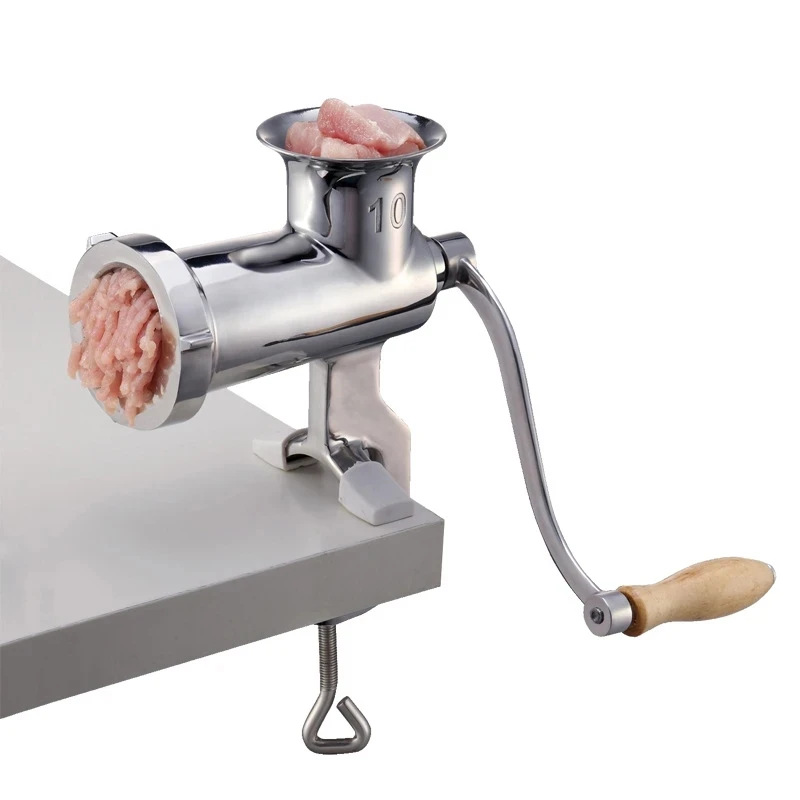 304 Stainless Steel Meat Grinder Hand Crushed Meat Chopped Vegetables Filling Stuffing Fragrant Sausage Number 10 Home Manual