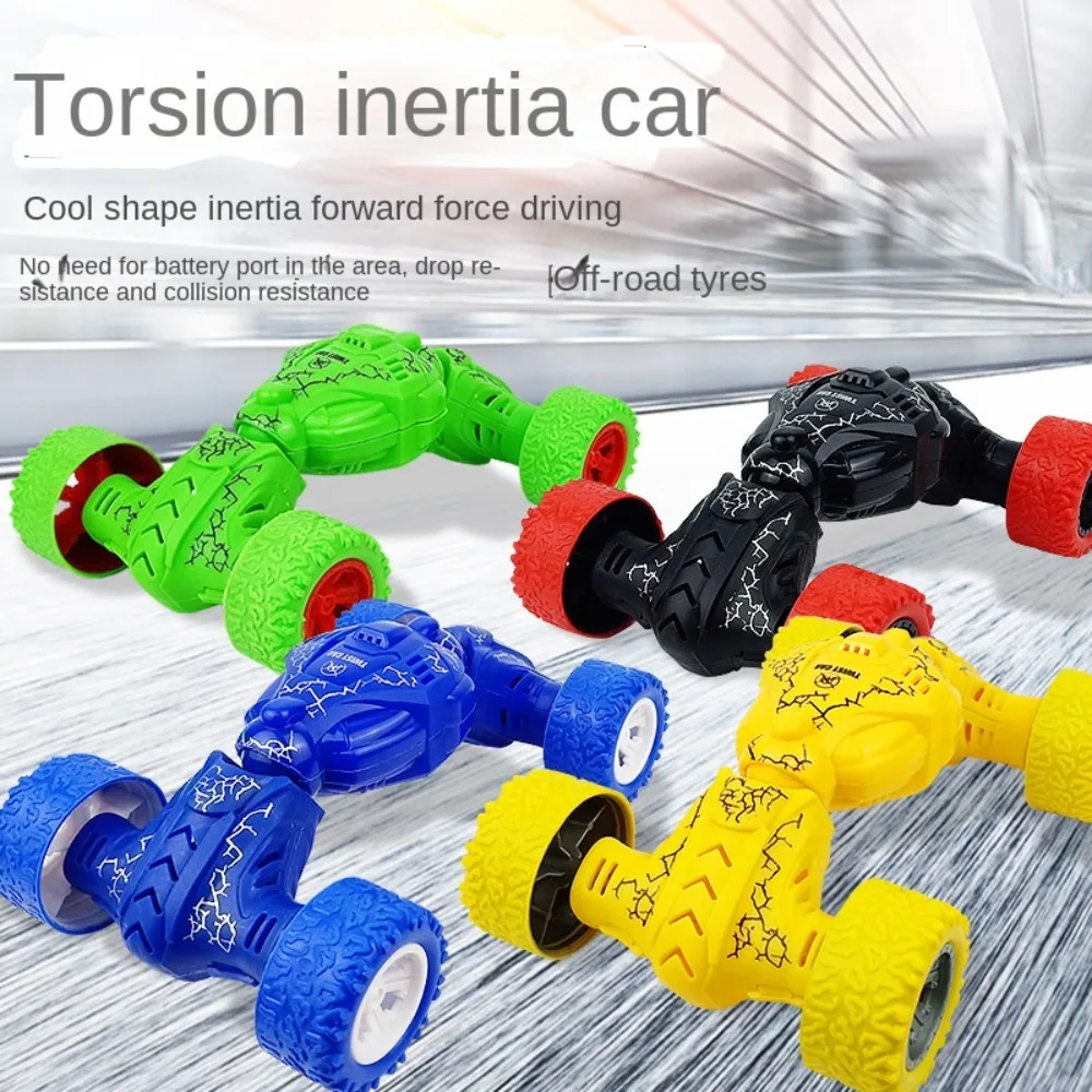 Torsion Rotating Suspension Inertia Stunt Car Four-wheel Sliding Tipper Power Vehicle Model Plastic Mini Children's Toy Car