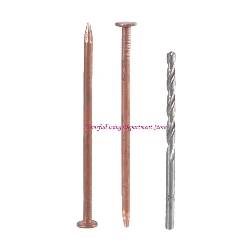 

15Pcs Copper Nails Hardware Bulk Stump Removal Spikes Stump Killers Hardware Nails for Killing Tree Working