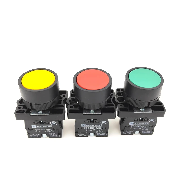 5PCS XB2-EA3351 XB2-EA21/EA31/EA51/EA61/EP31 1NO XB2-EA42 XB2-EA4322 XB2-EP42 1NC Flat Push Button Switch Waterproof Cover