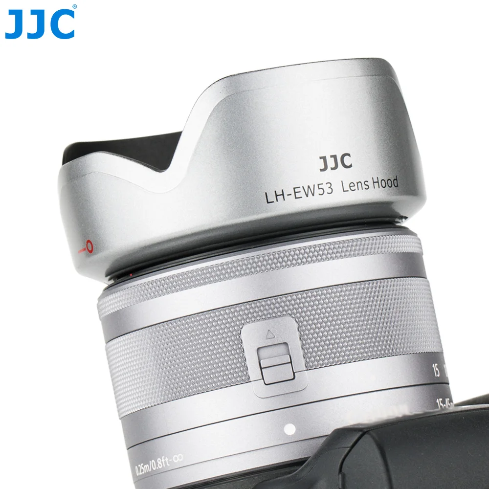 

JJC Lens Hood LH-EW53 for Canon RF-S 18-45mm F4.5-6.3 IS STM Lens on EOS R10 R7 R50