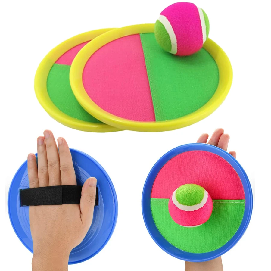 

Липкие ракетки с набором жестких мячей, игра для бросания и ловли на открытом воздухе для семьи, заднего двора, кемпинга, праздничных вечеринок, забавных интерактивных JXB